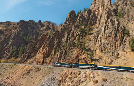 Rocky Mountaineer train exterior