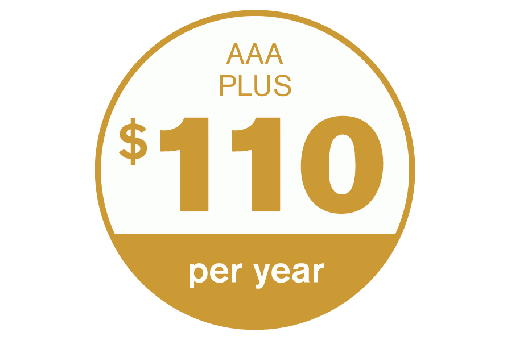 AAA (Triple A) Minneapolis Plus Membership is $110 per year plus $10 enrollment fee