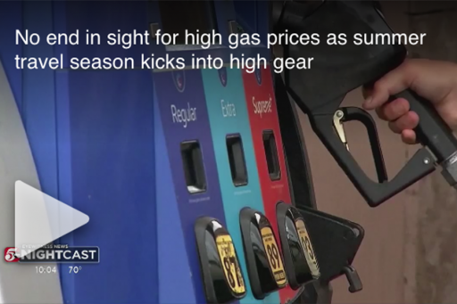 Video Thumbnail No end in sight for high gas prices as summer travel season kicks into high gear
