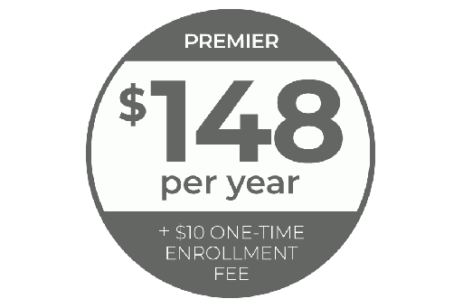AAA (Triple A) Minneapolis Premier Membership is $148 per year plus $10 enrollment fee