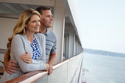 Couple on a Cruise Ship