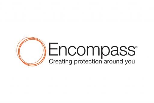 Encompass logo and tagline, Creating protection around you