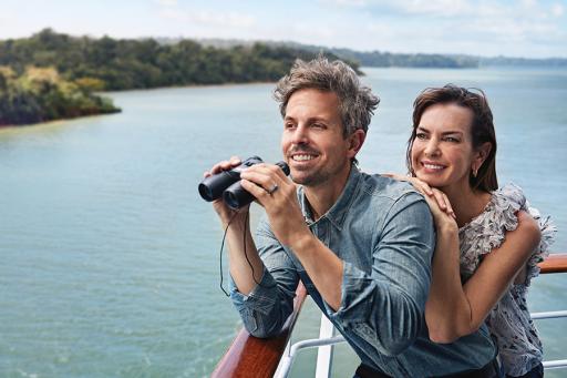 Couple on a Cruise Ship Vacation