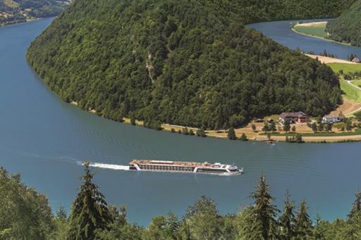 Viking River Cruise Ship in Europe