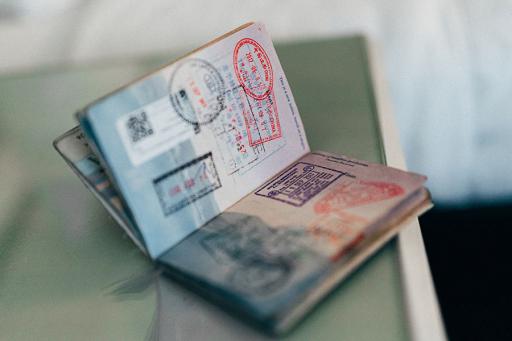 Passport with Visa Stamps