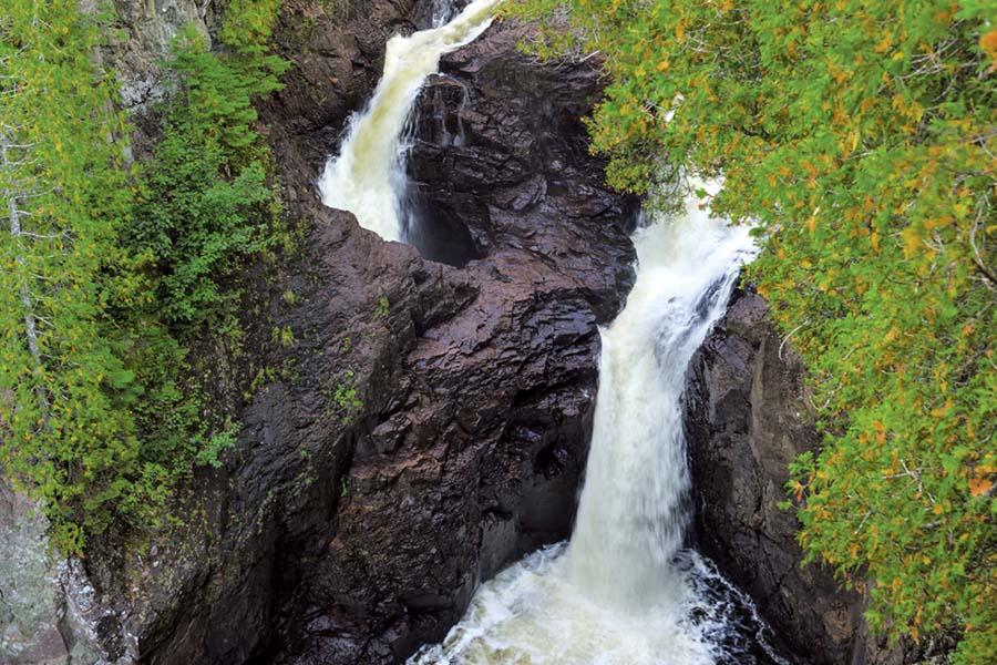 Devils Kettle Waterfall Brule River MN