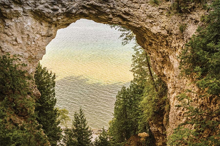 Arch Rock at Mackinac Island State Park