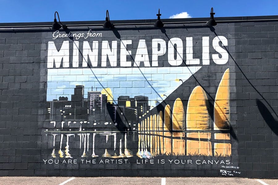 Greetings from Minnesota Mural