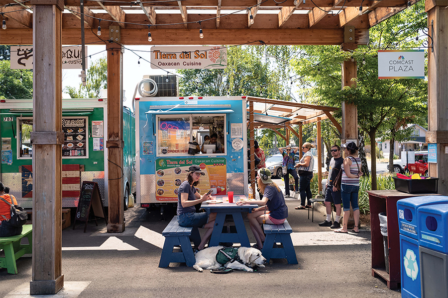 Food Truck Pod in Portland Oregon