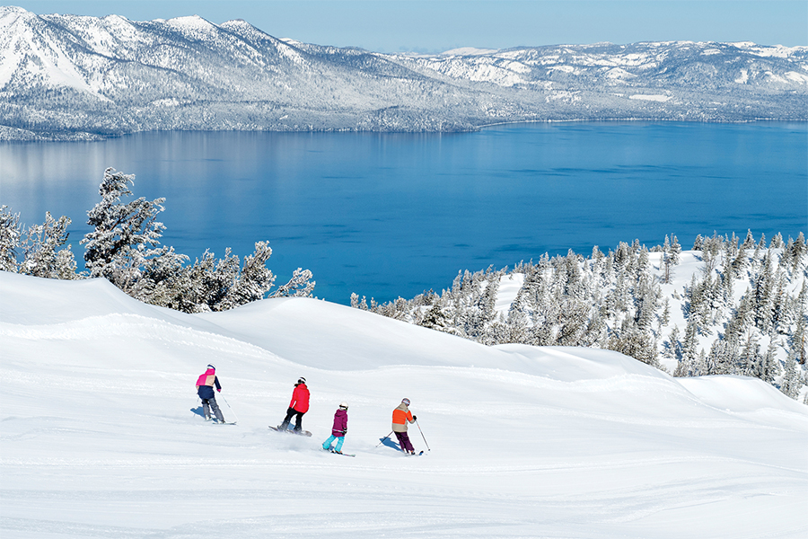 Skiing in Lake Tahoe California
